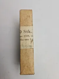 Samling diverse originale danske æsker for ammunition