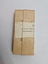Samling diverse originale danske æsker for ammunition