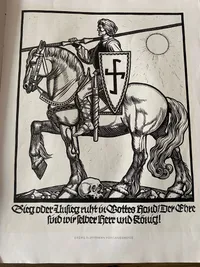 Originalt stor tysk kunstbog - ww2
