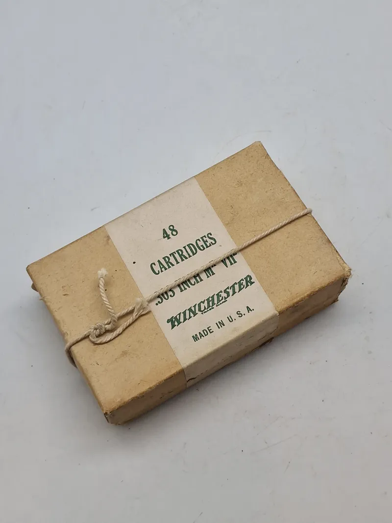 Original ww2 æske til kaliber 303 British