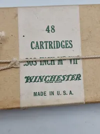 Original ww2 æske til kaliber 303 British