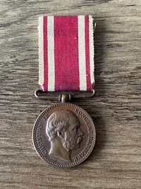 Original medalje for deltagelse i krigen 1864