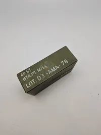 Original æske for øvelsesladninger for M/54 håndgranat