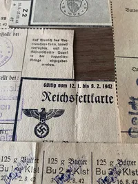 Originale tyske rationeringsmærker - ww2