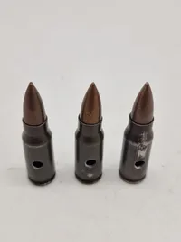 Originale deaktiverede 7.92 × 33 mm patroner for tysk STG44 (Sturmgewehr)