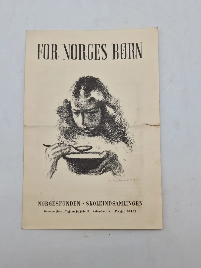 Originalt hæfte fra Norgesfonden