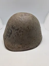 Original dansk M/41 husvagtshjelm