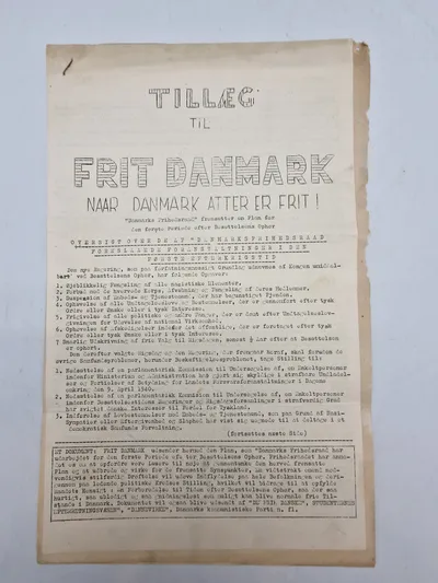 Originalt illegalt blad - ww2