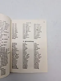 Original Tysk WW2 Dask/Tysk ordbog