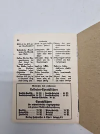 Original Tysk WW2 Dask/Tysk ordbog