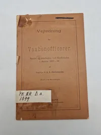 vejledning for vaabenofficerer