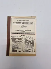 Original Tysk WW2 Dask/Tysk ordbog