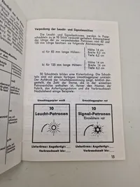 Die Leuchtpiftole und ihr gebrauch