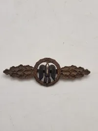 Original Frontflugspange, für Kampfflieger, in Bronze