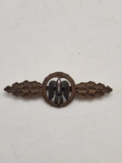 Original Frontflugspange, für Kampfflieger, in Bronze