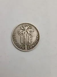 Original belgisk Congo franc, 1926