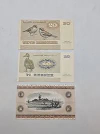 Samling danske pengesedler