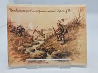 Samling ældre jagt relaterede fotos/kort