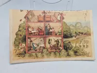 Samling ældre jagt relaterede fotos/kort
