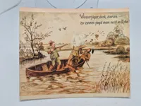 Samling ældre jagt relaterede fotos/kort