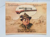 Samling ældre jagt relaterede fotos/kort