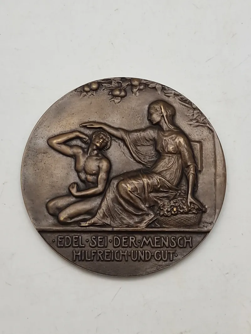 Stor original tysk token fra ww1