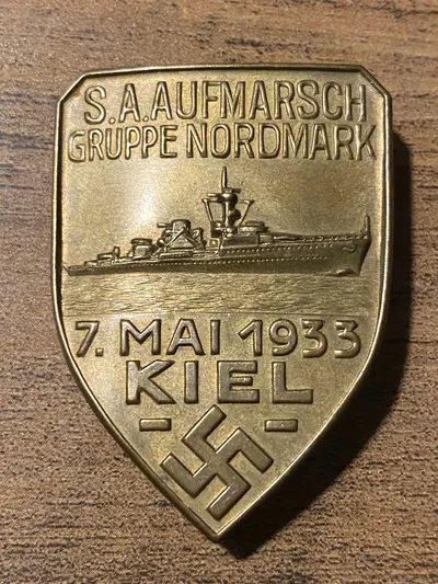 Original 1.mai 1933 skjold - sjældent