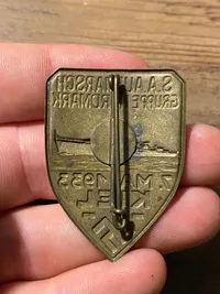 Original 1.mai 1933 skjold - sjældent