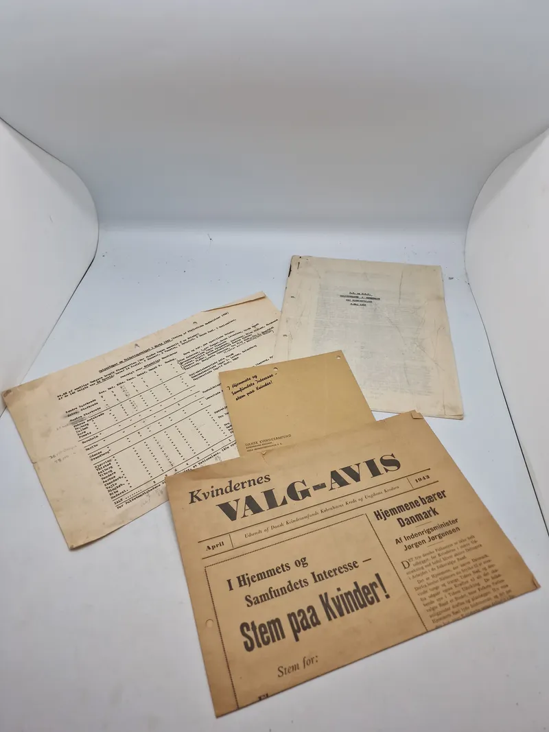 Originalt lot fra valget i 1943