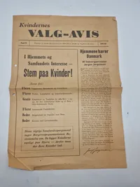 Originalt lot fra valget i 1943