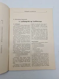 Samling originale ww2 luftværns papirer, pjecer mm.