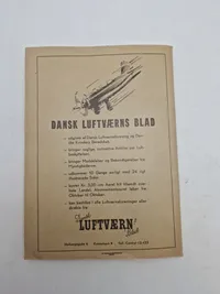 Samling originale ww2 luftværns papirer, pjecer mm.