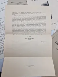 Samling originale ww2 luftværns papirer, pjecer mm.