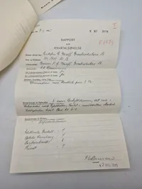 Samling originale ww2 luftværns papirer, pjecer mm.