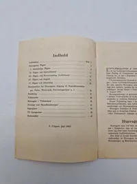 Samling originale ww2 luftværns papirer, pjecer mm.
