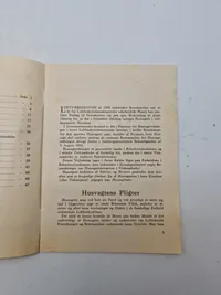 Samling originale ww2 luftværns papirer, pjecer mm.