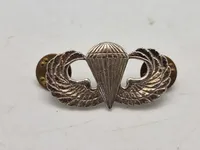 Original ww2 US Airborne jumpwing, sterlingsølv