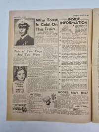 Original engelsk ww2 avis