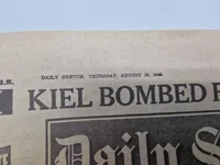 Original engelsk ww2 avis