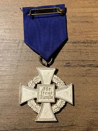 WW2 Third Reich Treue Dienst Ehrenzeichen, 25 Jahre