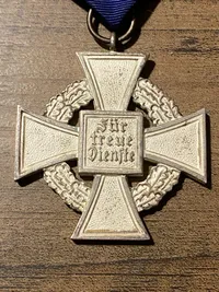 WW2 Third Reich Treue Dienst Ehrenzeichen, 25 Jahre