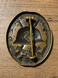 Originalt Verwundetenabzeichen in Schwarz - ww2