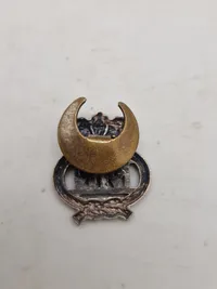 Original WW2 Merchant Navy On War Service Silver Lapel Badge