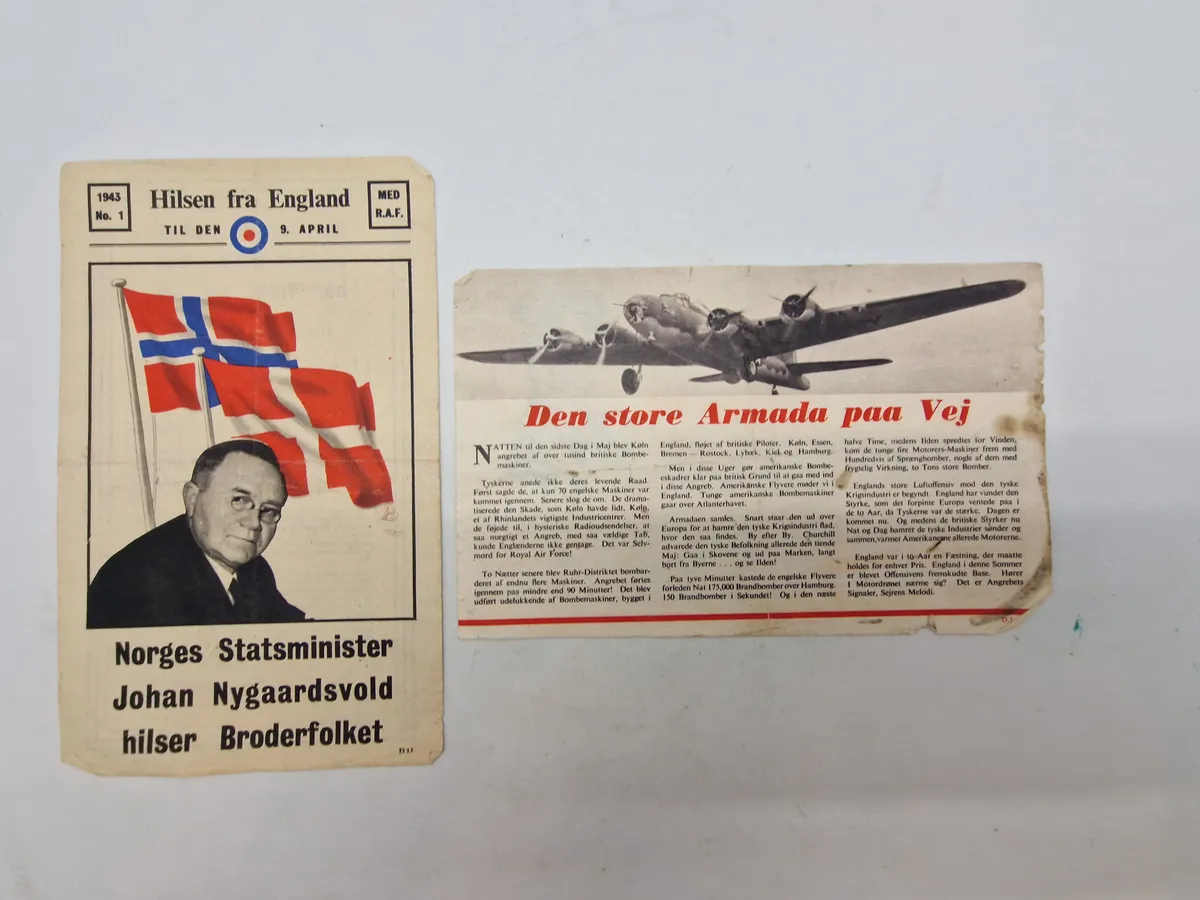 Originale ww2 flyveblade