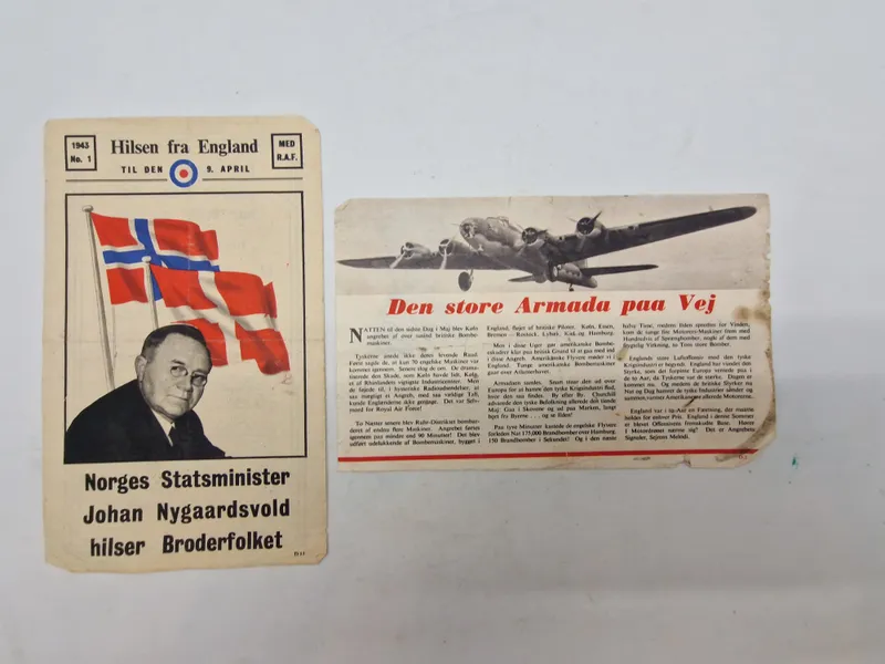 Originale ww2 flyveblade