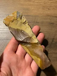 Original dansk stenøkse - Bondestenalderen