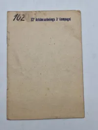 Original sangbog med bl.a. befrielses sange, samt billet til bal på KFUM