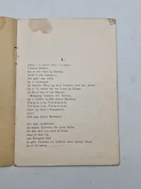 Original sangbog med bl.a. befrielses sange, samt billet til bal på KFUM