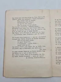Original sangbog med bl.a. befrielses sange, samt billet til bal på KFUM