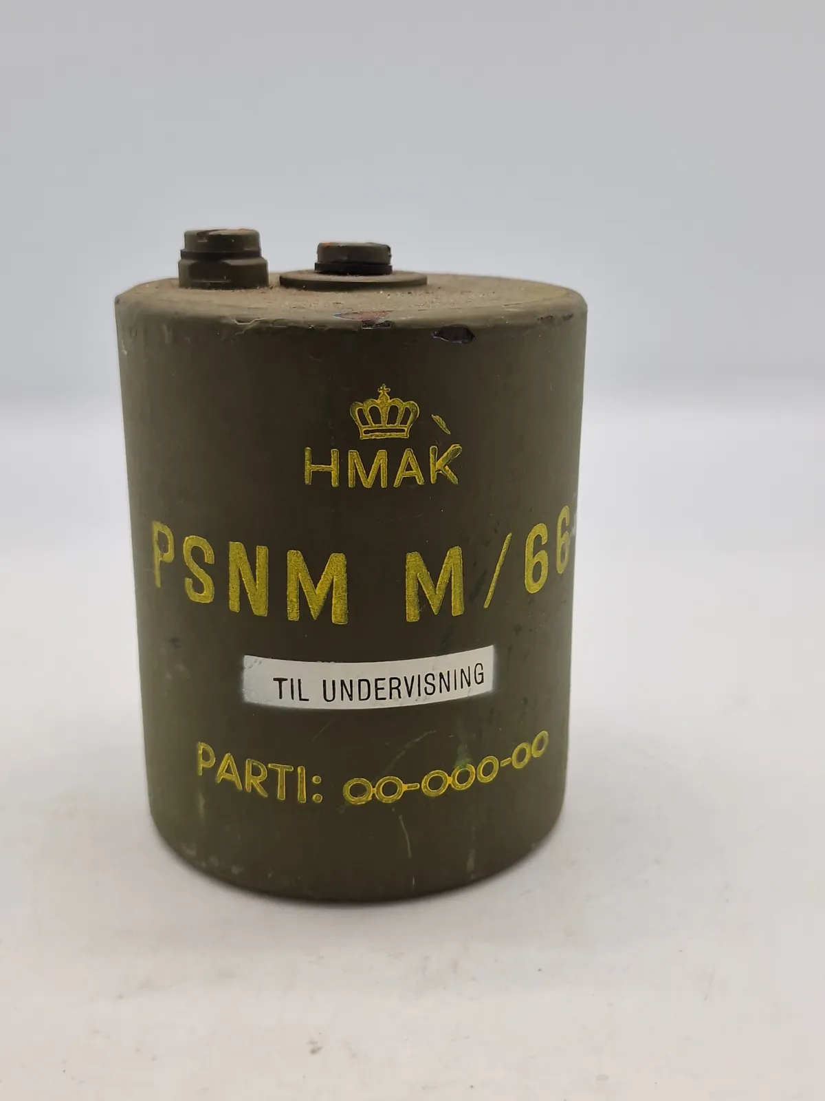 Original personelmine M/66 til undervisningsbrug